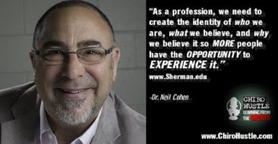 Chiro Hustle Screen Episode 61 – Neil Cohen pull quote