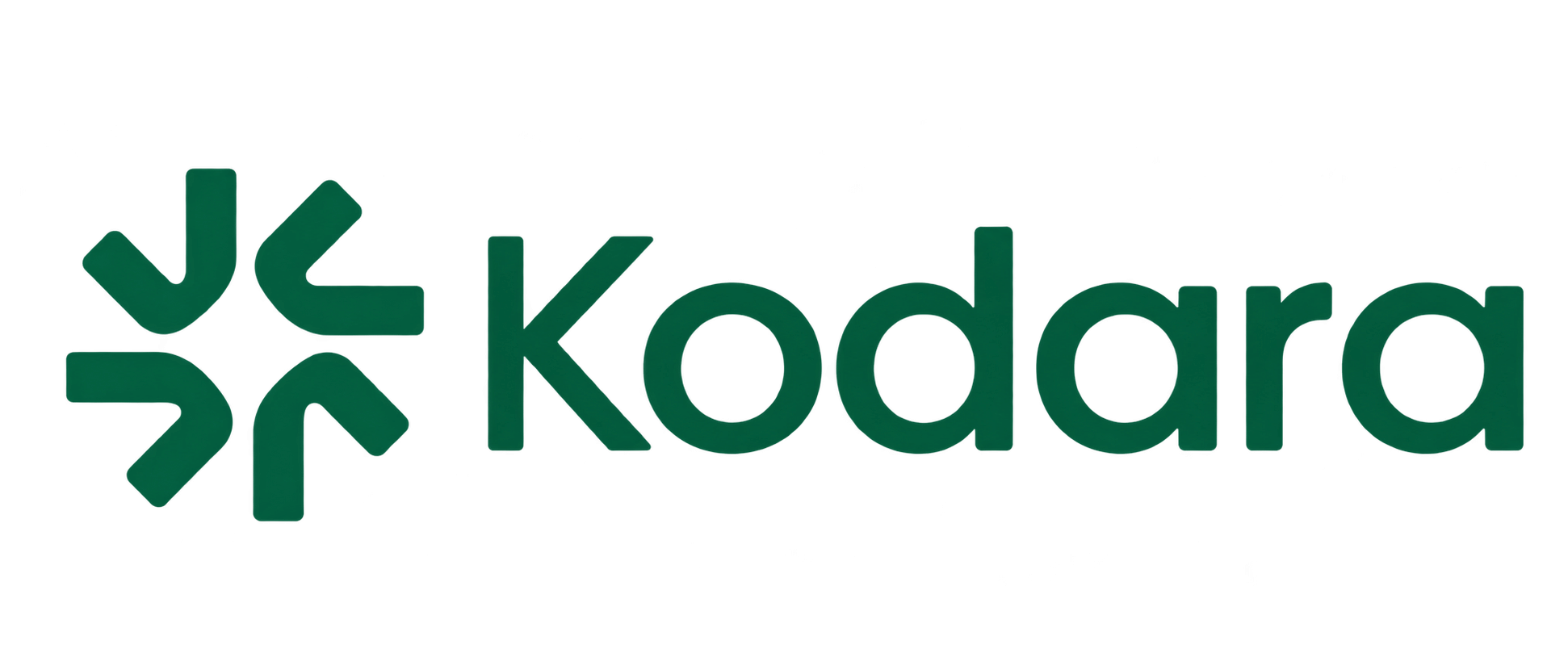 Kodara Green Geometric Logo